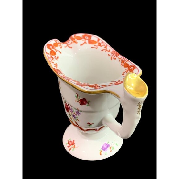 1980s Frankin Mint Fine Porcelain Creamer Collection Floral Rectangular 4 Inch - Picture 4 of 6